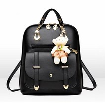 [스마일클럽]고급PU원단백팩 여성가방 곰인형가방 SL304