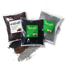 마이플랜트 제오라이트 1L 3종 천연탈취제 가습제 분갈이흙, 색상:브라운