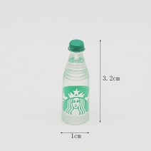 미니어처 음식과 놀이 1:12 미니 슈퍼마켓 미네랄 워터 소다 음료 병 소품 재료, 363 소다