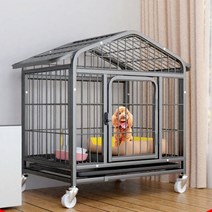 고급 견사 울타리 대형견애견펜스 스덴 철장 애견 이동식, 루프탑빌라70X52X78cm 추천