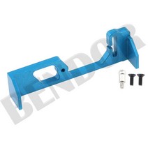 Wltoys 1/28 RC 자동차 부품 금속 모터 마운트 고정 브래킷 서보 배터리 홀더 K969 K979 K989, [01] Battery Blue