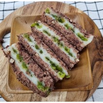 완두배기 찰시루떡 팥 시루떡 10개, 1kg