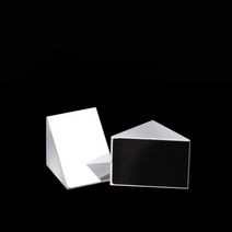 Isosceles 직각 프리즘 45 도 15*15*15MM 광학 유리 작은 시각 검사 다이아몬드 거울