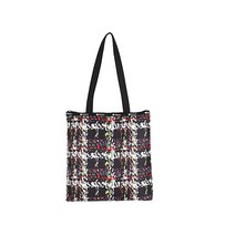 LeSportsac 러닝 위브 이지 매거진 토트백 스타일 3531/색상 E474 축제 및 다채로운 색종이 조각 추상 프린트 직조 패턴 현대적이고 재미있는 해석 격자 무늬 디자