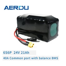 장애인전동차 장애인전동스쿠터 AERDU 6S6P 24V 21Ah 25.2V 18650 리튬 배터리 팩 전기 모터 자전거 스쿠, 한개옵션0