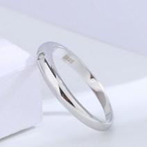 링라이트925 스털링 실버 여성용 달콤한 반지 손가락 빛 지르콘 우아한 흰색 얇은 여자 패션 주얼리 서클, 06 10