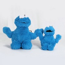 웃는엘모인형 엘모 굿즈 Elmo 세서미 스트리트 애착인형 32/50cm 비 빅버드 슈퍼 소프트, about 54cm, COOKIE MONSTER