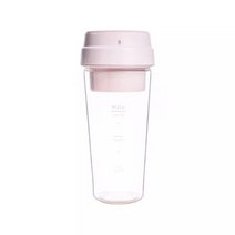 소형믹서기 블렌더 17PIN 스타 과일 컵 미니 휴대용 블렌더 Juicer 믹서 푸드 프로세서 400ML 자기 충, 분홍