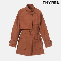 티렌 하이넥 야상 점퍼 T193MWU702