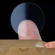 두리웍스 투명 실링 스티커 봉인지 씰 마무리 보안 무지, B_3.8cm