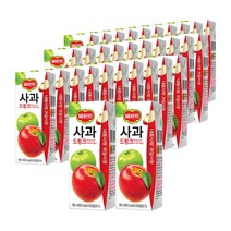 델몬트 사과드링크190ml 32팩, 1개, 190ml