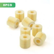 4PCS8PCS 오일 필터 가솔린 엔진 Aval Camry er 04152-YZZA1 04152YZZA1 04152-31090 0415231090, [01] 4PCS, 8개