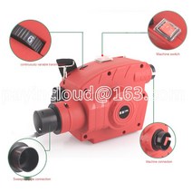 목공집진기 220V 산업용 먼지 수집기 진공 청소기 750W 전기 절단 슬로팅 머신 밀링용 송풍기, 한개옵션0