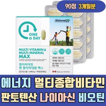 에너지 멀티 종합 비타민 판토텐산 나이아신 비오틴 캐나다 미네랄 데일리 B1 B2 B6 블루베리 라즈베리 딸기 월귤나무열매 크렌베리 포도 체리 복합 비타민제 발포 고함량 천연 명품