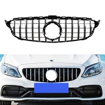 벤츠 W205 GT타입 그릴 C클래스 세로그릴 교체형, 01. 후기형 실버