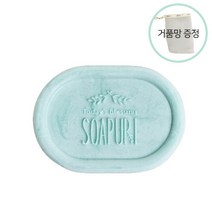 솝퓨리 약산성 지성두피 샴푸바 헤어비누 + 거품망, 100g, 1개
