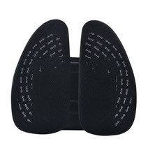 바른자세 통풍시트 장거리운전 자동차 허리 받침 직장인의자_[230309EA], 브라운