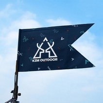 카즈미 타프 플래그 2P 셀프드로잉 캠핑장식 K22T3Z01, 단품