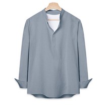 핫코드 남성용 헨리넥 남방 빅사이즈 6컬러 긴팔 셔츠