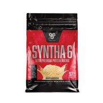 BSN 신타6 트루매스 1200 바닐라 아이스크림 4.56kg 프로틴 단백질 보충제 쉐이크 파우더, 1개, 기본