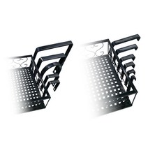 모칸도 화분걸이 고리 (난간용 & 창틀용고리 )낱개 상품, 베란다용 직각고리, 직각5.2cm, 블랙