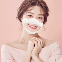 입보이는마스크 10매 입 투명마스크 입모양 입뚫린 연예인 방송용 투명창 마스크, 대형10매입
