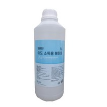 이도 소독용 알콜 알코올 에탄올 83% 1000mlx3통, 1개