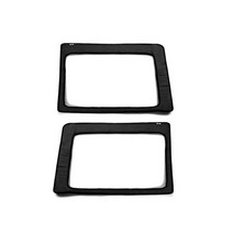 지프랭글러 악세사리 튜닝 자동차 내부 후면 창문 단열 코튼 키트 장식 스티커 지프 랭글러 JK 2012 업 4 도어 액세서리, black