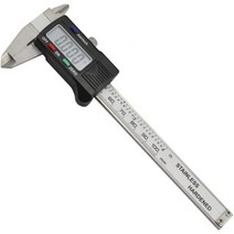 iKKEGOL Precision 100mm 10.2cm 디지털 전자 게이지 스테인리스 스틸 버니어 캘리퍼 마이크로미터 스몰, 4 inch