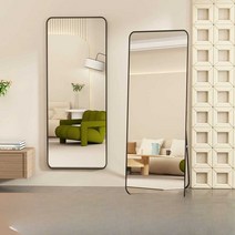 전신거울 웨이브 미용실 대형 인테리어 현관 카페, E