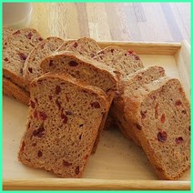 [ 직스더브레드 자연발효 통밀빵 ] 100% 통밀식빵 크랜베리빵 770g ( 깜빠뉴 샌드위치빵 치아바타 모닝빵 비건빵 프로틴 단백질 통밀빵 ), 1개