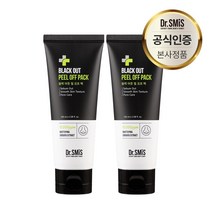 닥터스미스 피지 노폐물 각질제거 블랙헤드 아웃 필오프팩 100ml, 2개