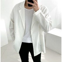 오버핏 린넨 여름 싱글 자켓 블레이져(2color)
