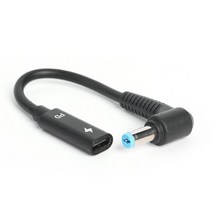 USB 유형 C 90도 직각 DC 커넥터 어댑터 PD 전원 충전기 변환기 케이블, 5.5 1.7mm_스페인, 5.5 1.7mm_스페인, 상세 설명 참조2