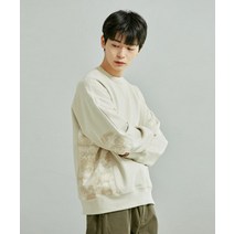 FRIZMWORKS TIE-DYED BLOCK SWEAT셔츠 _ 라이트 베이지