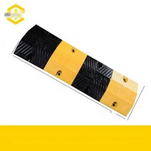 과속방지턱 주차 주차장 차량 안전 주차턱 서행 조립식 고무, B. 35폭5높이