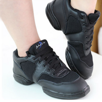 [유제이컴퍼니] 댄스화 FU003 방송 라인 줌바 재즈 댄스슈즈 스니커즈, 225, FU003 검정