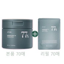 아누아 어성초 77 클리어 패드 70매, 2개