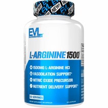 Evlution L-아르기닌 산화질소 보충제 필수아미노산 1500mg 50정, 1개, 기본
