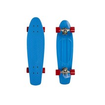 MoBoard 68.6cm(27인치) 그래픽 컴플리트 스케이트보드 블루 카모, Blue / Red