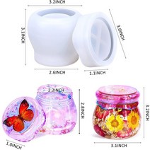 실리콘몰드 수제 석고 시멘트 금형줄무늬 콘크리트 양초 항아리 실리콘 금형 DIY 뚜껑 시멘트 용기 석고, [02] A3