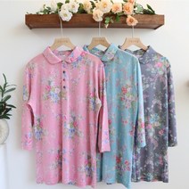 할머니옷 작은장미 여름 반팔 7부카라티셔츠 70대80대90대엄마옷 칠순팔순 할머니생신선물