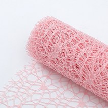 꽃포장 꽃다발 꽃 플라워 선물 포장지 할로우 메쉬 공예 종이 자카드 천 수제 스크랩북 웨딩 장식 집 용품, 핑크 1야드