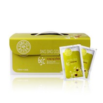 청송주왕산싱싱사과 [프리미엄] 싱싱골드65도살균사과즙 120ml X 30포