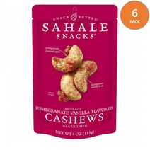 Sahale Snacks - 사할리스낵 믹스 석류 & 바닐라맛 캐슈넛 113g 6팩