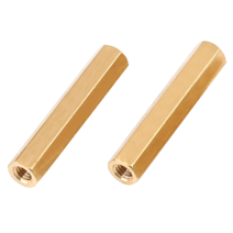 스터드용접기 M3 M4 황동 스탠드 오프 스페이서 육각형 중공 기둥, 17 M3X25(10pcs)