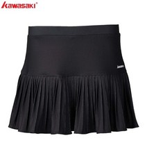 테니스 스커트가와사키 탁구 숙녀 스포츠 폴리 에스테르 통기성 배드민턴 블랙 러닝 반바지 여성