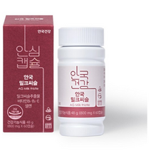 안국건강 간에 좋은 안국 밀크씨슬, 1개, 60캡슐