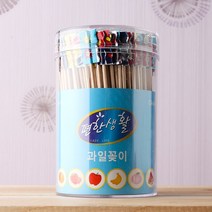 300p 롯데 편한생활 과일꽂이 원형(11cm) 가정용 업소용 추천 PBU00987MH, 제목색상또는랜덤