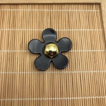 악세사리 큐빅 장식 깔창 리폼베스트 셀러 신발 크로크 참 화이트 데이지 해바라기 콤비네이션 슈트 버클, 08 Black-37mm-6pcs